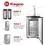 Kegco Stainless Steel Single Tap Keg Dispenser