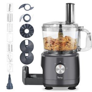 Davivy 7-Cup Food Processor with 10 Blades