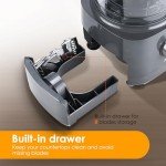 Davivy 7-Cup Food Processor with 10 Blades