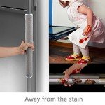 4-Pack Gray Plush Refrigerator Door Handle Covers