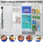 Smad Off-Grid Propane Refrigerator with Top Freezer