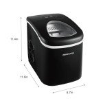 Frigidaire Compact Black Countertop Ice Maker 26 lb