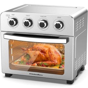 KitchenBoss 5-in-1 Air Fryer Toaster Oven 24.3QT