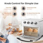 KitchenBoss 5-in-1 Air Fryer Toaster Oven 24.3QT