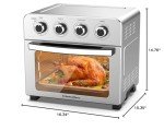 KitchenBoss 5-in-1 Air Fryer Toaster Oven 24.3QT