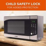Compact 900 Watt Microwave with Child Lock