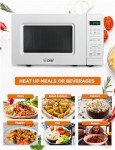 Commercial Chef 0.7 Cu Ft Countertop Microwave - White