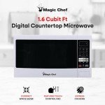 Compact 1100 Watt Magic Chef Microwave Oven