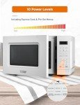Commercial Chef 0.7 Cu Ft Countertop Microwave - White