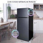 OOTDAY 7.4 Cu.Ft Compact Refrigerator with Freezer
