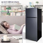 OOTDAY 7.4 Cu.Ft Compact Refrigerator with Freezer