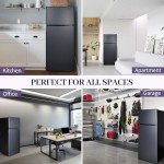 OOTDAY 7.4 Cu.Ft Compact Refrigerator with Freezer