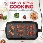 DASH Deluxe Electric Griddle with Nonstick Plate