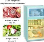 Antarctic Star 3.2 cu ft Mini Refrigerator with Freezer