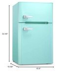 Antarctic Star 3.2 cu ft Mini Refrigerator with Freezer