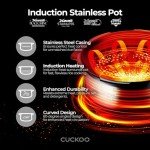 Cuckoo Induction Heating Rice Cooker - 6 Cup White