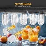 Large Capacity Self-Cleaning Ice Maker Machine