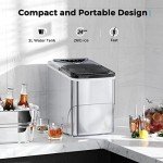 Portable Ice Maker Machine with Self-Cleaning Function
