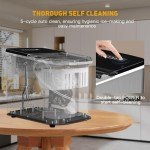 Large Capacity Self-Cleaning Ice Maker Machine
