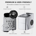 Portable Ice Maker Machine with Self-Cleaning Function