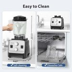 Aeitto 2-in-1 Blender and Grinder Combo