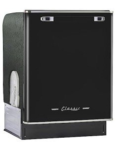 Black 24" Retro Dishwasher by Unique Appliances