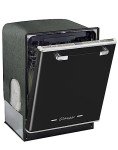 Black 24" Retro Dishwasher by Unique Appliances
