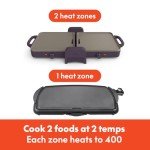 Bella 10"x 20" Dual Temp Nonstick Griddle