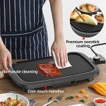 AORAN Electric Nonstick Griddle for Pancakes & Tacos