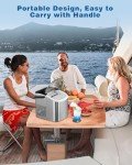 Portable Stainless Steel Ice Maker for Home Use