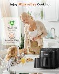 Nuwave Brio Plus 8 Qt Air Fryer with 150 Presets