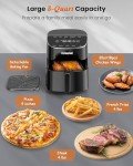Nuwave Brio Plus 8 Qt Air Fryer with 150 Presets