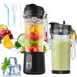 Portable 300W Blender for Smoothies and Shakes