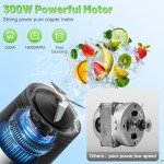 Portable 300W Blender for Smoothies and Shakes