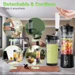 Portable 300W Blender for Smoothies and Shakes