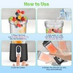 Portable 300W Blender for Smoothies and Shakes