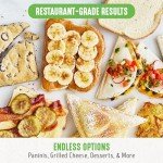 GreenLife Pro Electric Panini Press Grill, Gray
