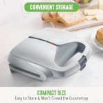 GreenLife Pro Electric Panini Press Grill, Gray