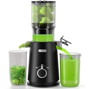 ECOSELF Cold Press Juicer with Large Feed Chute