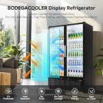 BODEGACOOLER 36.8 Cu.Ft Beverage Display Refrigerator