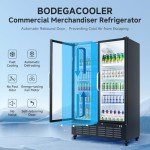 BODEGACOOLER 36.8 Cu.Ft Beverage Display Refrigerator