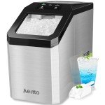 Aeitto Countertop Nugget Ice Maker - 55 lbs/day