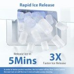 Aeitto Countertop Nugget Ice Maker - 55 lbs/day