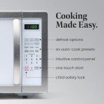 Farberware 1000W Countertop Microwave with LED Light