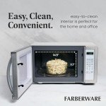 Farberware 1000W Countertop Microwave with LED Light