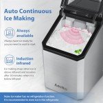 Aeitto Countertop Nugget Ice Maker - 55 lbs/day