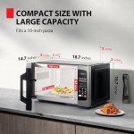 TOSHIBA Compact Microwave Oven with 6 Auto Menus