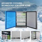 24" Stainless Steel Outdoor Refrigerator for 161 Cans