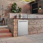24" Stainless Steel Outdoor Refrigerator for 161 Cans