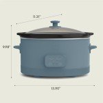 Bella 6.0 Qt Programmable Slow Cooker with Ceramic Coating